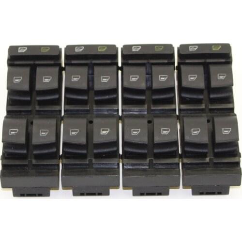 4pcs Master Power Window Switch For Audi A3 A6 C5 RS6 S6 Allroad 1998 - 2004 4B0 959 851 B,4B0959851B