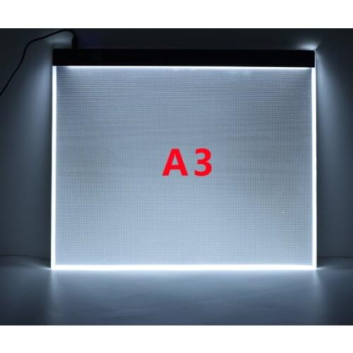 A3(40x33.5c)Drawing Tablet LED Light Box Tracing Copy Board Graphic Digital Tablets Art Painting Writing Pad Sketching Animation