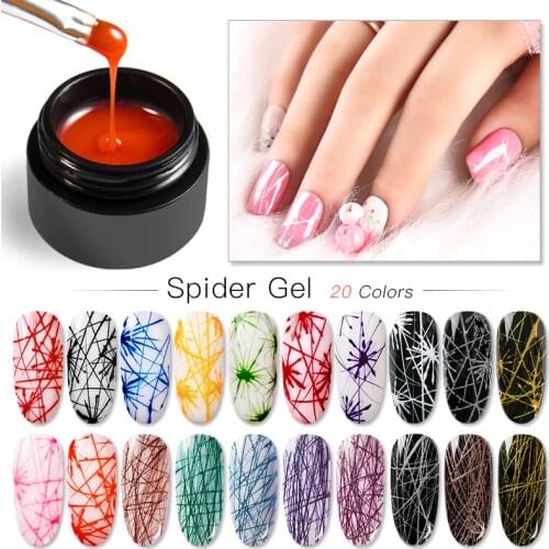 Mtssii 5ml Wire Drawing Nail Gel Lacquer Painting Gel Varnish Pulling Silk Spider Creative Nail Art Gel Nail Polish Manicure