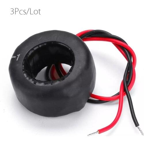3pcs Precision AC Current Transformer Coil PZCT 50A/50mA For Power Panel Meter Monitor Power Energy Voltmeter Ammeter