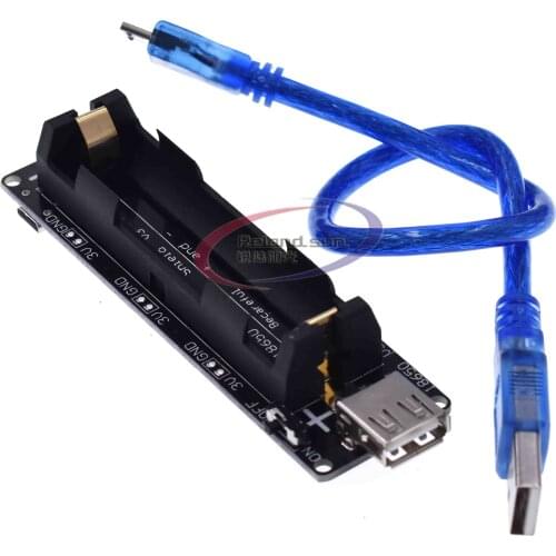 Raspberry Pi 18650 Battery Shield V3 Micro USB Port Type-A USB 0.5A For Arduino Wemos Diy Kit