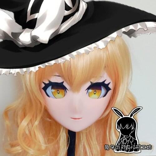 RB1228)Customize Handmade Crossdress Full Head Female/Girl Resin Japanese Cartoon Character Animego Cosplay Kigurumi Mask