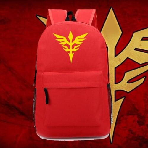Neo Zion logo printing anime fans backpack Char aznables custom backpacks ab228