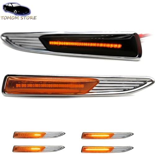 LED Dynamic Amber Side Marker Indicator Repeater Light for Ford Mondeo Mk4 Hatchback BA7 Car Styling Turn Signal Lamp
