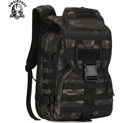 SINAIRSOFT Tactical Molle Backpack Military Nylon Waterproof Army Rucksack Outdoor Sports Camping Hiking Fishing Hunting Bag