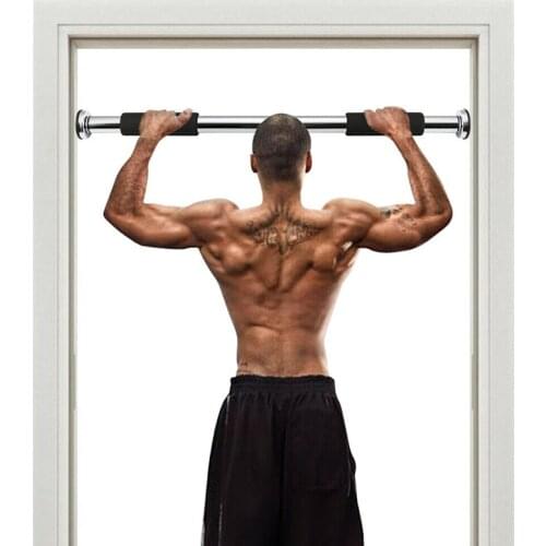 New 62-100cm Door Horizontal Bar Home Indoor Body Pull-ups Door Frame Rod Fitness Equipment Tube Fitness Device Load 200kg
