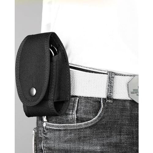 Outdoor Tactical Police Handcuff Case Holder Molle Pouch Small Pocket Military Hunting Accessories Airsoft Handcuffs Waist Bag