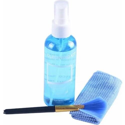 1Pcs/Set Screen Cleaner Solution for Laptop/Phone/ iPad/Eyeglass /Household Appliances Cleaner Includes Spray + Brush + Cleanin