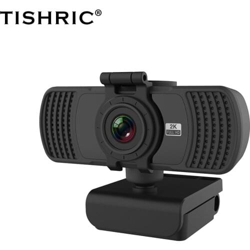 TISHRIC 2K Pc-c6 Webcam 1080P Usb Camera Web Camera With Microphone Web Camara For Live Broadcast Video Calling Conference