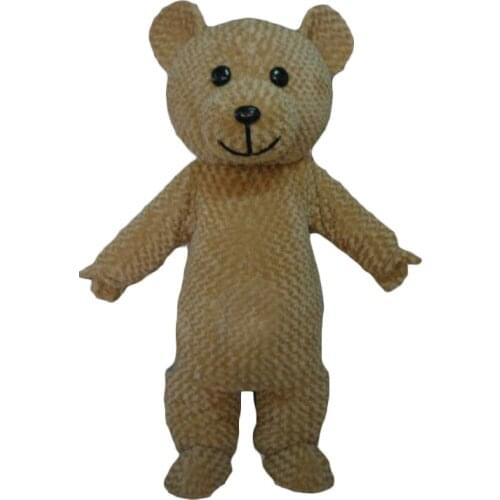 High Quality Brown Plush Bear Mascot Costume Set Cosplay Fursuit Adult Party Makeup Dress Costume Christmas