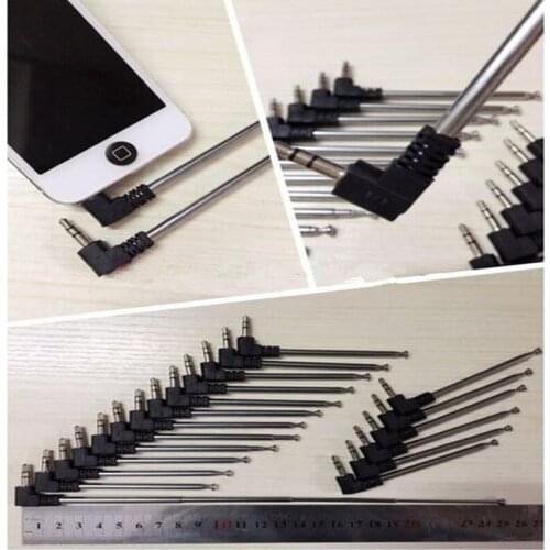 Parts Radio antenna length 85mm FM 3.5MM Connector Portable 250MM the 4 section new and original 5pcs/lot