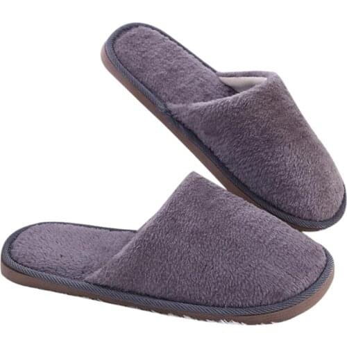 Winter home ladies slippers short plush thick-soled waterproof shoes LY669-520789