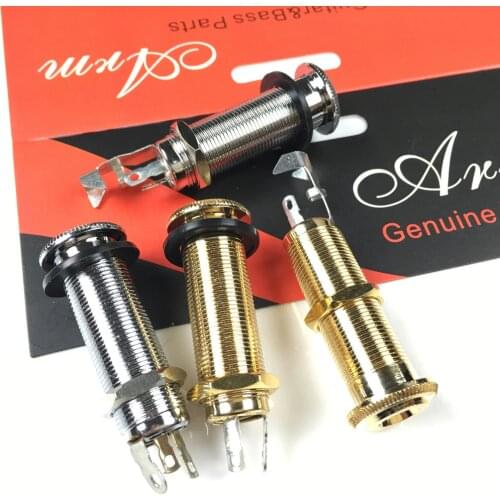 1 Piece Stereo Long Threaded Output Jack for Ibanez Electric Guitar Bass ( #0397 ) MADE IN KOREA