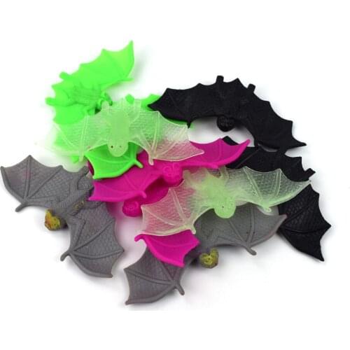 10PCS Halloween Simulation Animals for April Fools Day Halloween Home Party Bar Club Decoration Simulation Animals Figurines