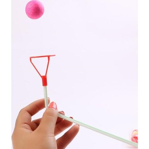 10pcs/lot Children Blow Ball Game Toys Magic Blowing Pipe Ball Gift Bag Filler Toy Birthday Party Favor Wedding