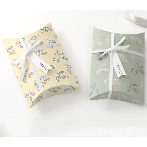 10pcs Candy Cute Packing Paper Box Wedding Decoration Christmas Party Accessories Packaging Paper Gift Boxes Favor Paper Box