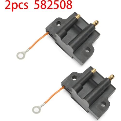 2PCS 582508 Ignition Coil for Johnson Evinrude Auto Replacement 18-5179 183-2508 Outboard Engine