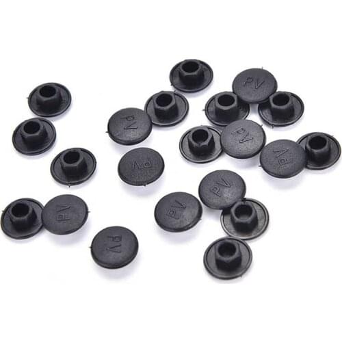20PCS Brand New Black Hex Socket Allen Bolt Screw Nut Hexagon Head Cover Cap Protector Fasteners Screws Covers Caps M5-24
