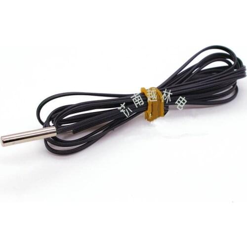 5pcs High Precision NTC Thermistor Temperature Sensor Probe Copper Shell 5*25mm 5K 10K 15K 20K 50K 100K Sensor 3M Thermistor