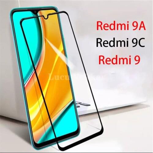 Case for xiaomi redmi 9A 9C 9 A C cover tempered glass screen protector Xiaomi xiao red mi my redmi9A protective phone coque bag