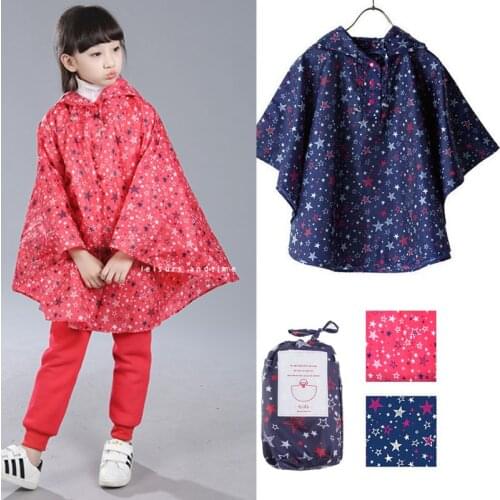 Children Raincoat Kids for Girls Boys Cute Waterproof Child Rain Coat Cover Poncho Rainwear Hooded Impermeable Kid Raincoats