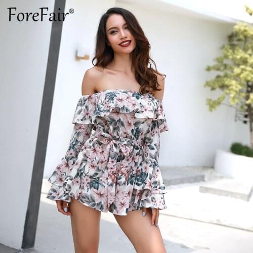 Forefair Women's Jumpsuits With Print