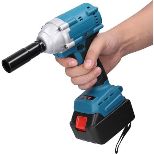 Large Capacity 21V Electric Impact Cordless Wrench Rechargeable Brushless Wrenchs Hand Drill Portable Installation Power Tools