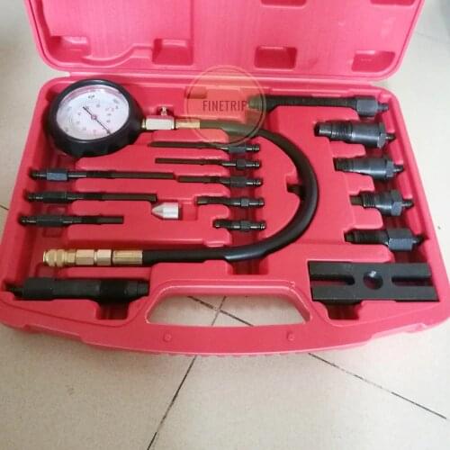 DIESEL CYCLINDER PRESSURE GAUGE TU-15B Diesel Engine Compression Tester Kit Engine Testing Tool For Auto Engine Repair
