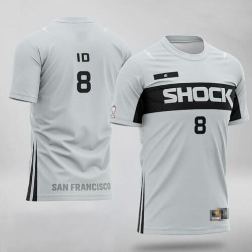 OWL Team San Francisco Shock Player Jersey Uniform Fans Game Tees Shirt Customized ID T-shirt Men Women Custom Name T Shirt