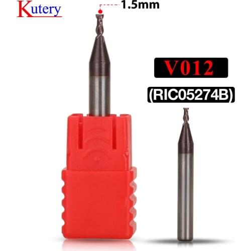 Kutery 1.5mm Cutter V012(RIC05274B) For Keyline Ninja/Gymkana 994 /Versa Key Cutting Machines Clamp Milling Cutter For Keyline
