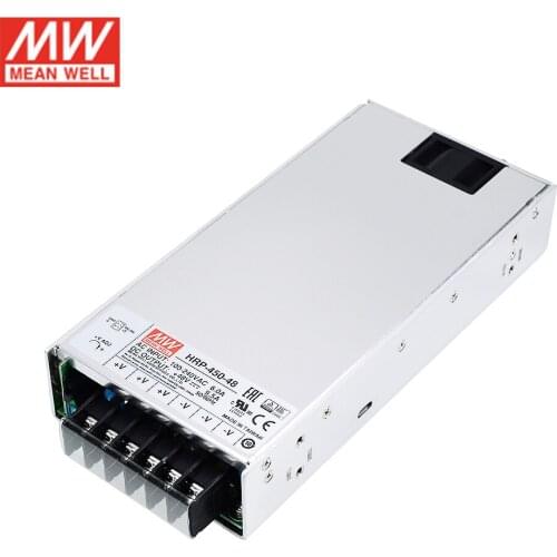 MEAN WELL HRP-450-48 450W 48V Switching Power Supply 110V/220VAC to 48V DC 9.5A 456W Meanwell Power Unit Transformer SMPS PFC