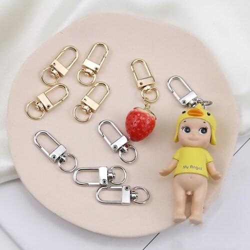 4Pcs Metal Carabiner Clip Swivel Trigger Dog Buckle Leather Craft Shoulder Bags Strap Belt Key chain Buckle Decoration Hardware