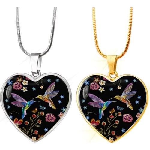 New Stainless Steel Necklace Peach Heart Alloy Pendant Jewelry Heart-shaped Keychain Stainless Steel Jewelry