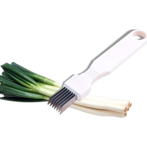 Vegetable Chives Onion Cutter Slicer Peeler Chopper Shredder Kitchen Gadget Tool