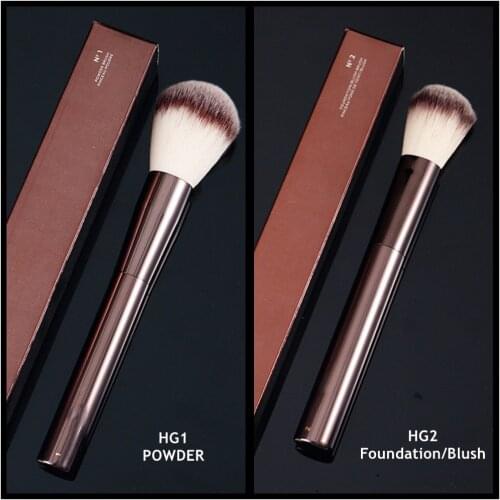 New No.1 Powder Brush / 2 Blush Brush - Luxurious Soft Hair Powder Bronzer Blush Blender - Makeup Brush Tool