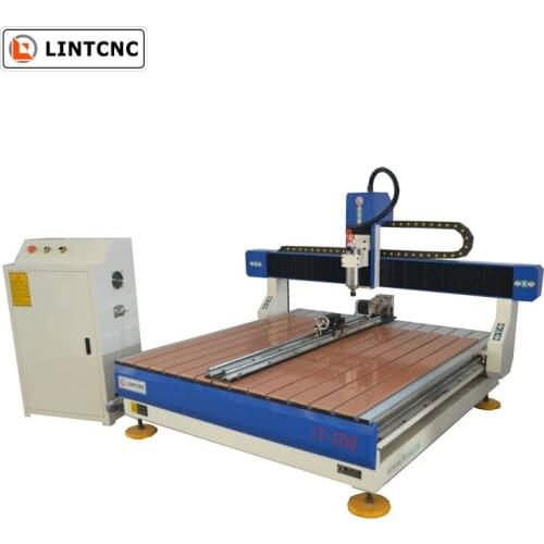 Aluminum cutting machine cnc 1212 router machine with 3.0kw water spindle