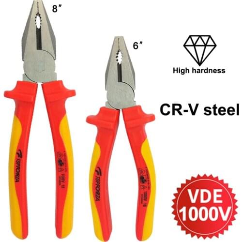 VDE Insulated Electrician Wire Cable Cutter 1000V High Voltage Combination Plier