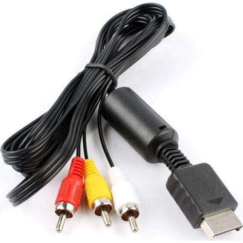 Longer Length Replacement for PlayStation PS3 PS2 PS1 AV Audio Video Cable Cord Console System