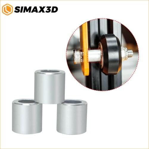 20pcs 3D Printer Parts Openbuilds Aluminium Spacer V-slot Isolation Column Separate Pillar Quarantine Bore 5MM Reprap 3D Printer