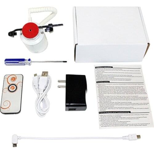 10 pcs Pack cell mobile phone exhibition anti-theft security display alarm stand holder with charge alarm