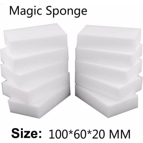 200pcs/lot10*6*2 Magic melamine sponge nano eraser cleaner supplier.White melamine sponge magic for kitchen dishes cleaning