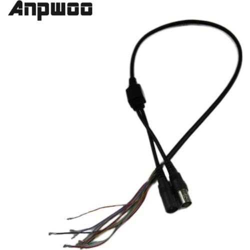 ANPWOO cctv camera accessories video power cable support osd and dc 12v bnc 75 ohm port, connect analog/cvi/ahd/tvi module