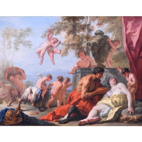 Free shipping religious figures canvas prints classical baby angels nude art oil painting printed on canvas decoration pictures