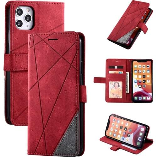 Linen Wallet Flip Case For iPhone 12 mini 11 Pro Max 6 6S Plus 7 8 X Xr XS Max SE 2020 Stand Business Phone Holster Cover Fudans