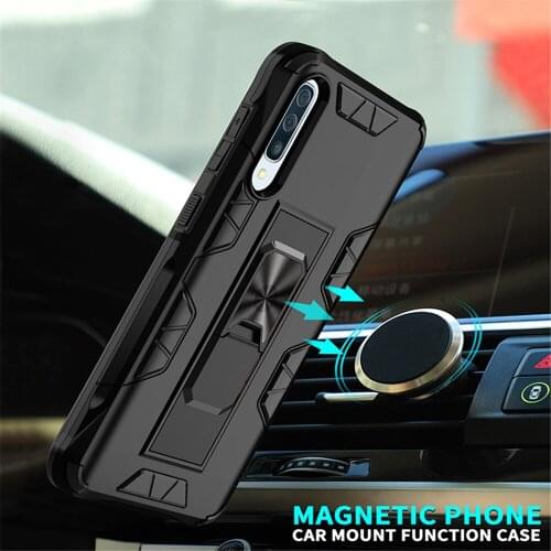 For Samsung A50S A30S A20S A10S A10 A20 A30 A40 A50 A70 A80 A90 A10E A20E Matt TPU Magnetic Shockproof Armor Protection Cover