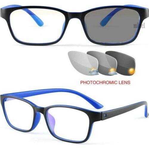 2020 Transition Sunglasses Photochromic Progressive Reading Glasses Multifocal Mens Glasses for Long-Range Reader with box FML