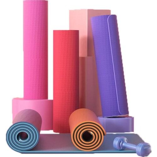 TPE Yoga Mat Fitness Widen And Thick Unisex Skipping Rope Home Beginner Profession