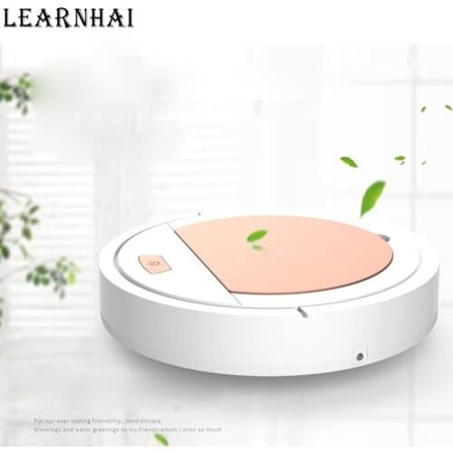 LEARNHAI 2019 New Arrival Robot Vacuum Cleaner Powerful Suction For Thin Carpet Hard Floor Automatic Home Cleaning Machine
