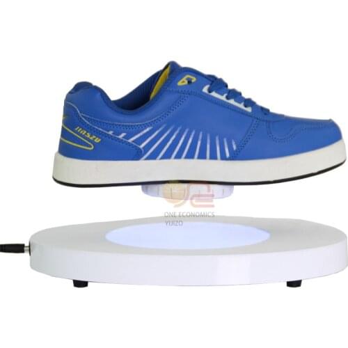 DIY Magnetic Levitation Alico Plastic White Base Floating Magnet Display Tray With Light Hold 500g Food ,Drinks,Arts Products