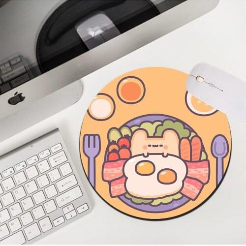 MRGLZY 20X20/22X22cm Drop Shipping Hot Sale Cute Kawaii Mouse Pad Cartoon Small MousePad PC Gaming Accessories Rubber Desk Mat